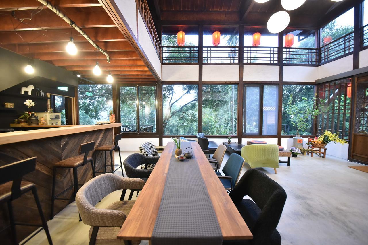 Ferienwohnung 響水客棧 苗栗8-12人包棟 烤肉 特色老屋 Gongguan Exterior foto